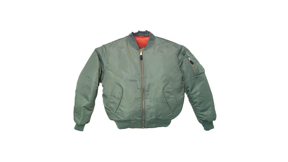 Fox Outdoor Mens MA-1 Flight Jacket, Sage, XL 099598046019
