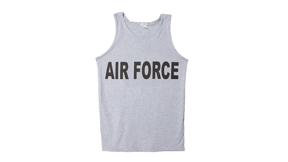 Fox Outdoor Military Branch Imprinted Tank Top, Air Force - Heather Grey, 3XL, 64-701 XXXL