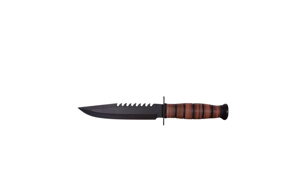 Fox Outdoor Military Fighting Knife, Straight Blade, 15-147
