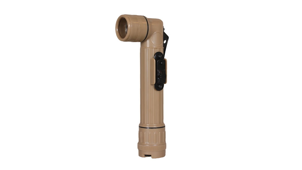 Fox Outdoor Mini Anglehead Flashlight, Desert Tan, 37-25