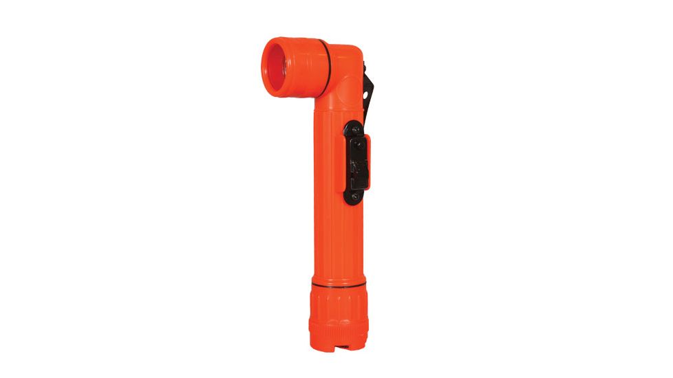 Fox Outdoor Mini Anglehead Flashlight, Orange, 37-272