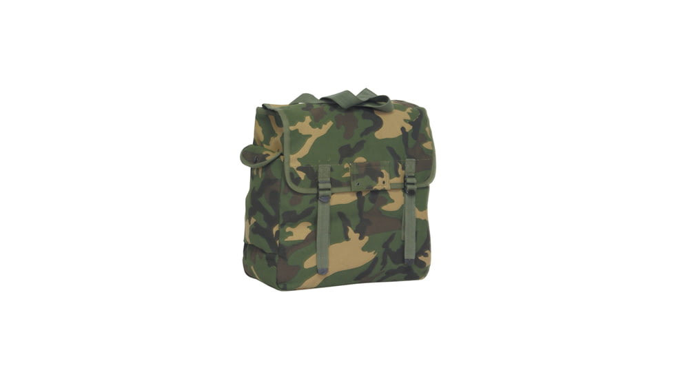 Fox Outdoor Musette Bag 15x15in, Woodland Camo 099598409203