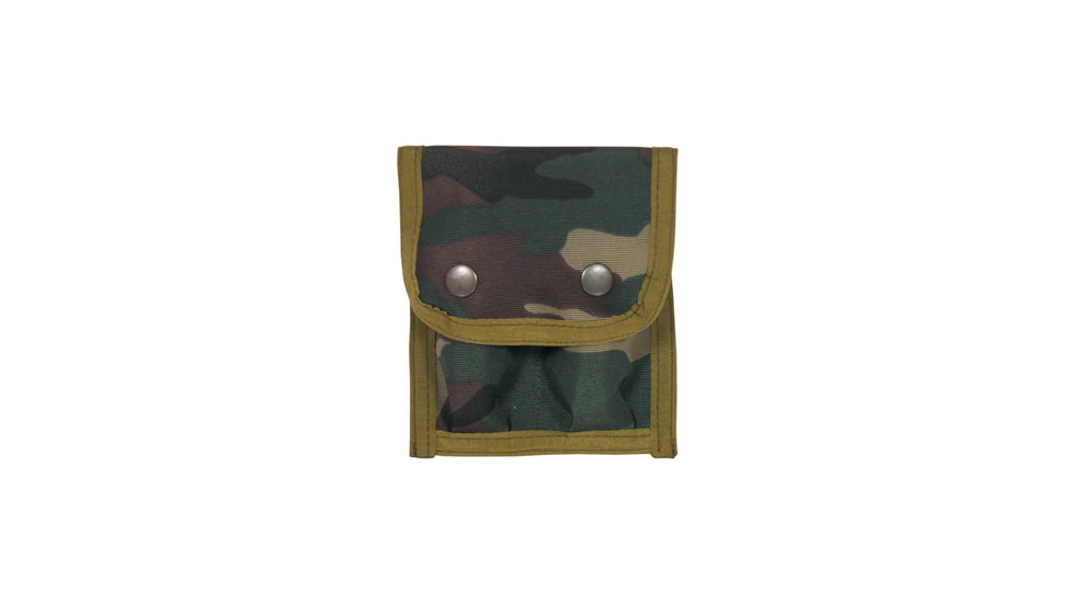 Fox Outdoor Nylon 9mm Double Clip Pouch, Woodland Camo 099598574956