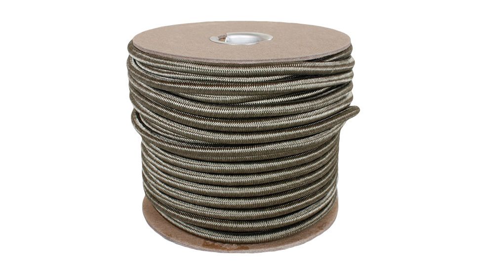 Fox Outdoor Nylon Shock Chord, Khaki, 3/16in, 82-465