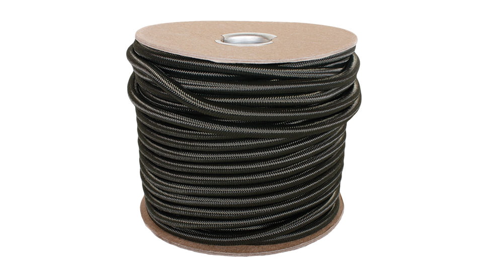 Fox Outdoor Nylon Shock Chord, Olive Drab, 3/16in, 82-460
