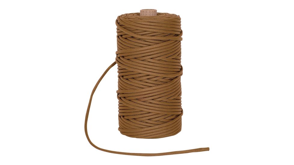 Fox Outdoor Nylon Type III Commercial Paracord, Coyote, 300ft, 82-335