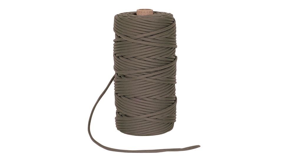 Fox Outdoor Nylon Type III Commercial Paracord, Foliage Green, 300ft, 82-355