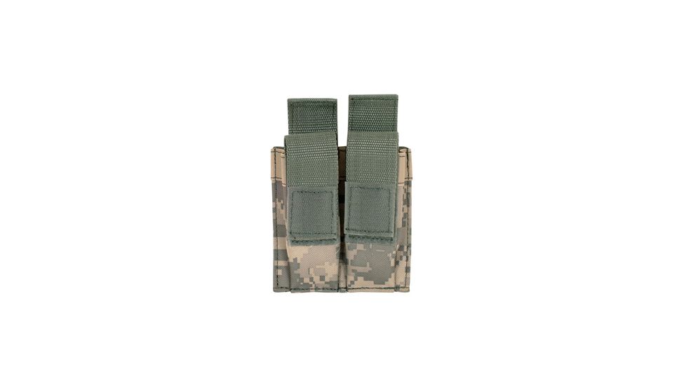 Fox Outdoor Pistol Quick Deploy Dual Mag Pouch, Army Digital 099598575571