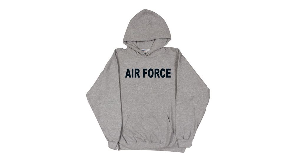 Fox Outdoor Pullover Hoodie Sweatshirt, Air Force - Heather Grey, Large, 64-871 L