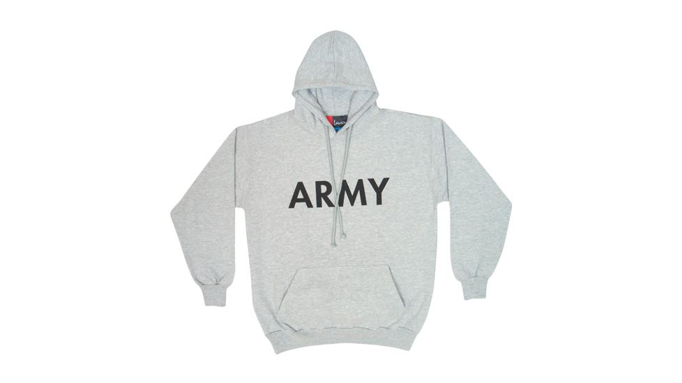 Fox Outdoor Pullover Hoodie Sweatshirt, Army - Heather Grey, Large, 64-841 L