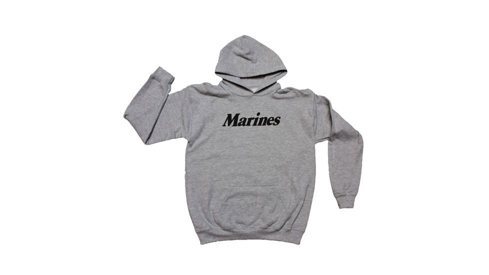 Fox Outdoor Pullover Hoodie Sweatshirt, Marines - Heather Grey, Large, 64-851 L