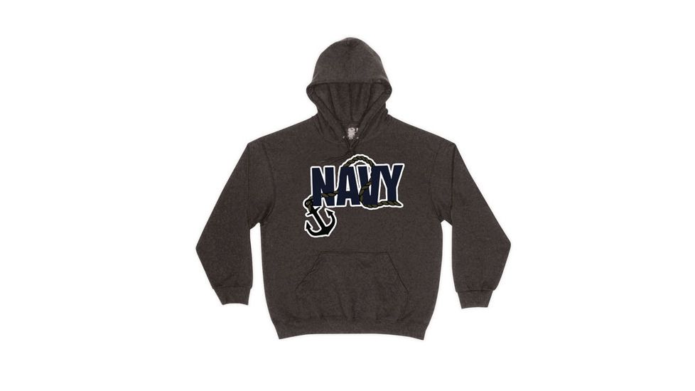 Fox Outdoor Pullover Hoodie Sweatshirt, Navy Anchor- Black, Extra Large, 64-8618 XL