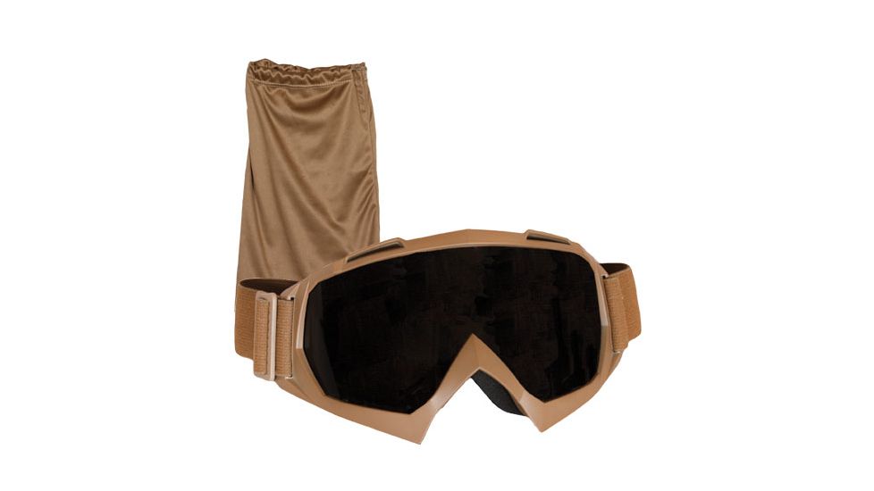 Fox Outdoor Pursuit Assault Glasses, Coyote, 85-608