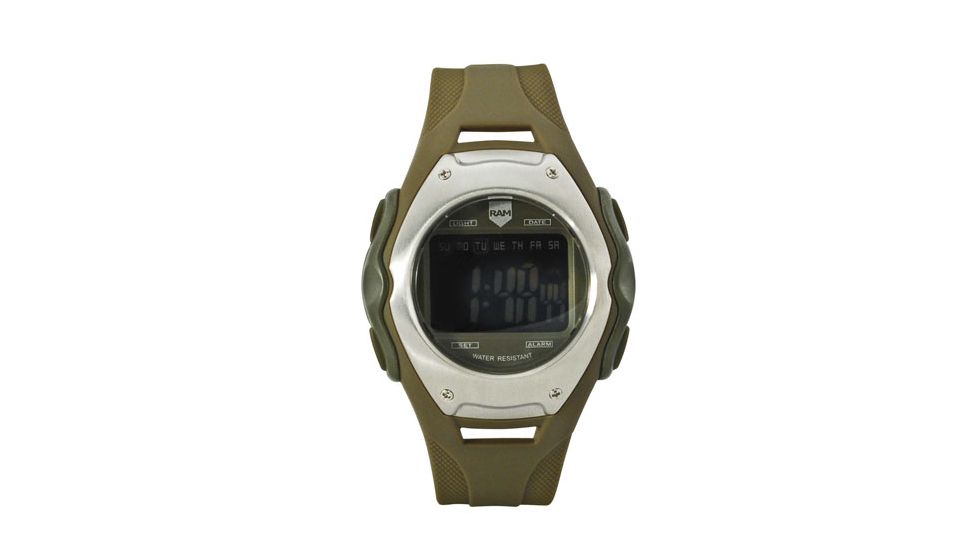 Fox Outdoor RAM Digital Tactical Watch, Olive Drab, 38-210