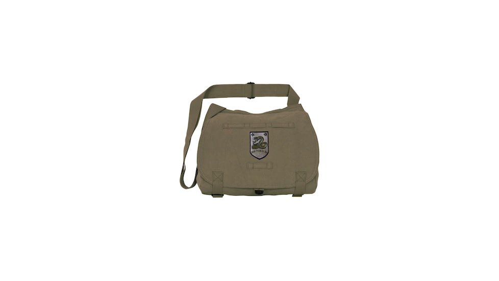 Fox Outdoor Retro Hungarian Shoulder Bag, Olive Drab, Dont Tread On Me 099598430900