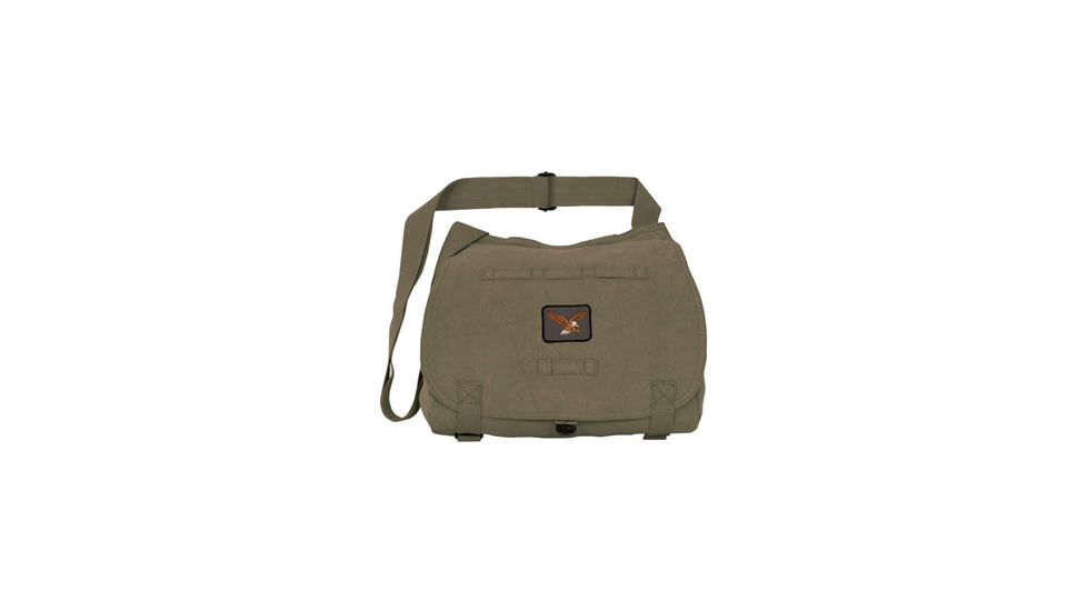 Fox Outdoor Retro Hungarian Shoulder Bag, Olive Drab, Eagle 099598309459