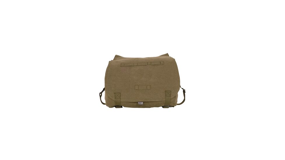 Fox Outdoor Retro Hungarian Shoulder Bag, Olive Drab, No Patch 099598430917
