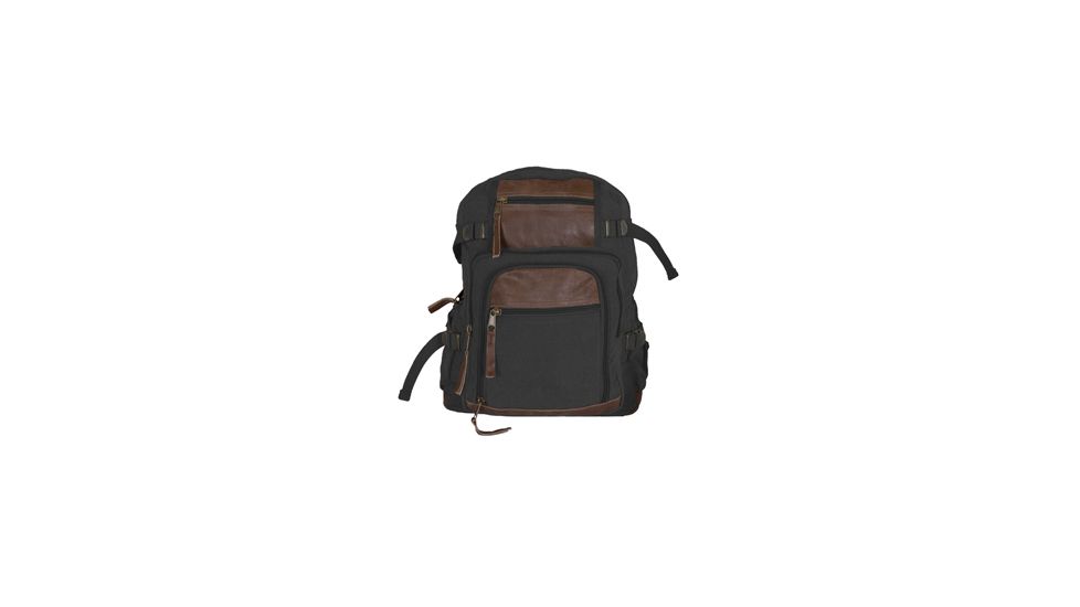 Fox Outdoor Retro Londoner Commuter Daypack, Black 099598434410