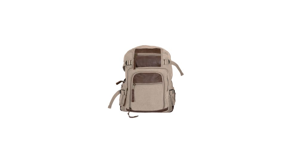 Fox Outdoor Retro Londoner Commuter Daypack, Khaki 099598434458