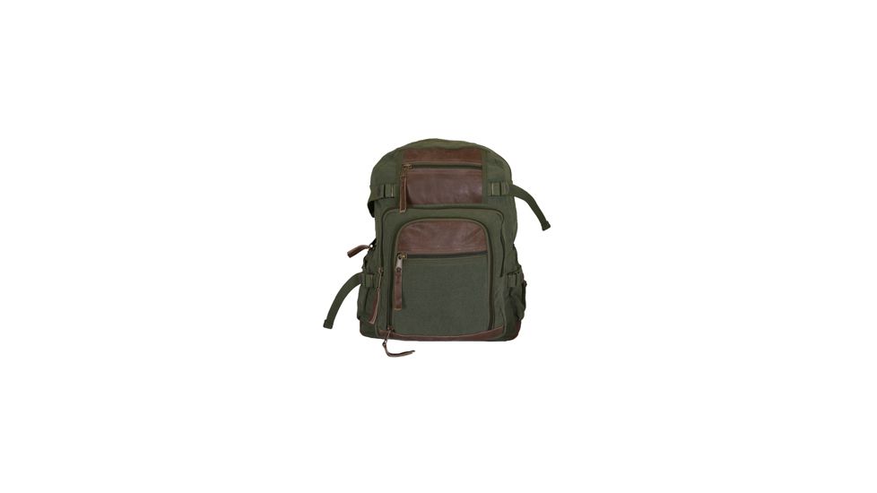 Fox Outdoor Retro Londoner Commuter Daypack, Olive Drab 099598434403