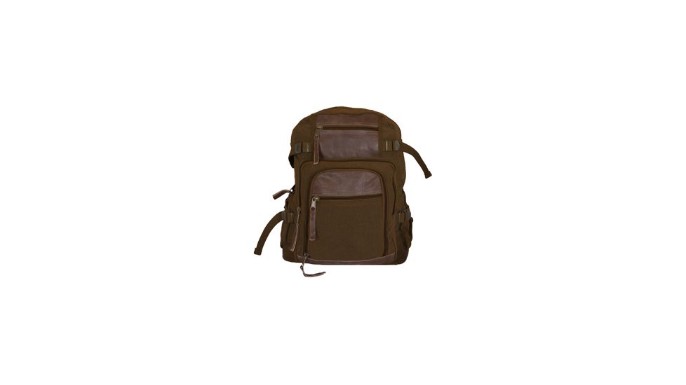 Fox Outdoor Retro Londoner Commuter Daypack, Vintage Brown 099598434489