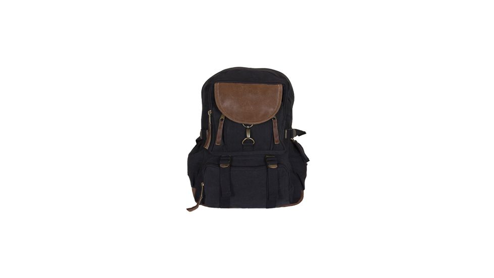 Fox Outdoor Retro Parisian City Daypack, Black 099598435516