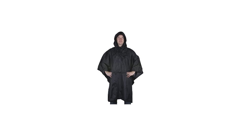 Fox Outdoor Ripstop Poncho, Black 099598215514