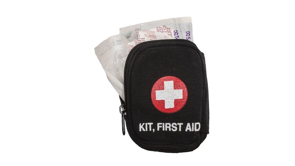 Fox Outdoor Soldier Individual First Aid Kit - Black 57-801