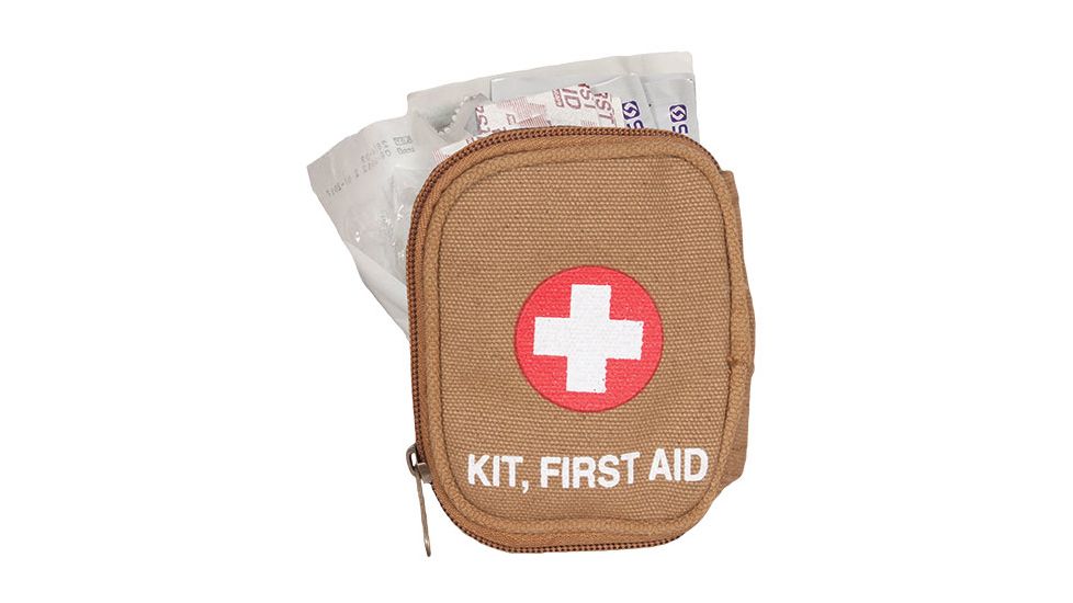 Fox Outdoor Soldier Individual First Aid Kit - Coyote 57-808