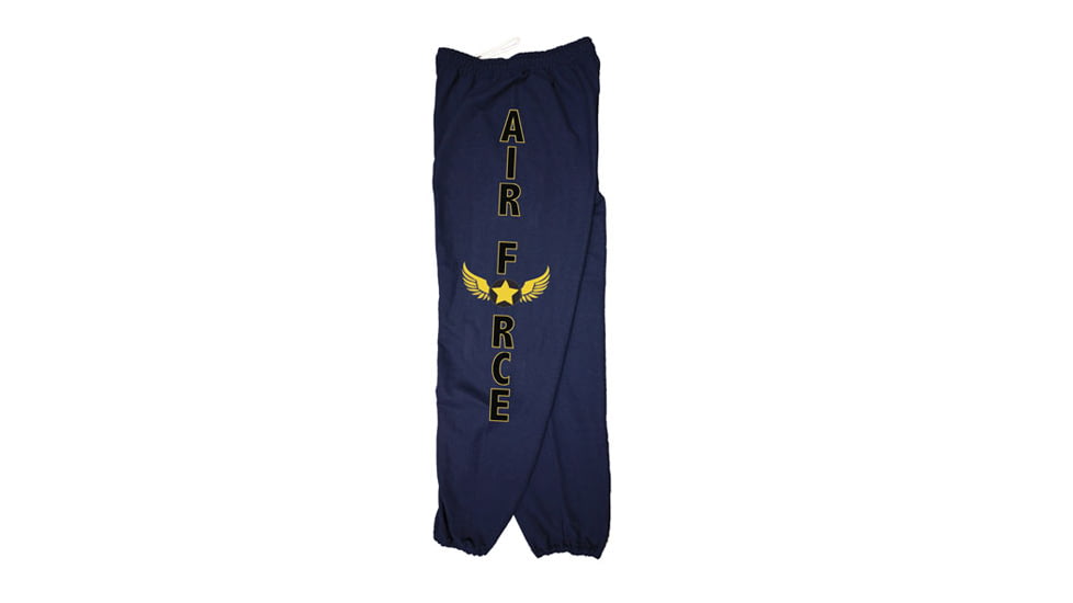 Fox Outdoor Sweatpants, Air Force Wings - Navy, Large, 64-788 L