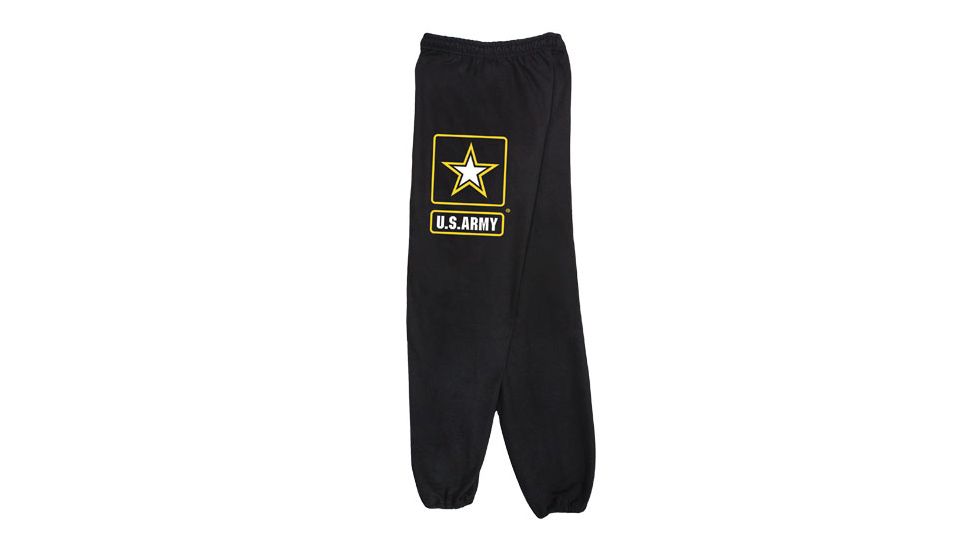 Fox Outdoor Sweatpants, Army Star - Black, Large, 64-757 L
