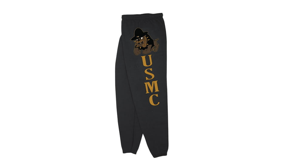 Fox Outdoor Sweatpants, Marines Bulldog - Black, Large, 64-7671 L