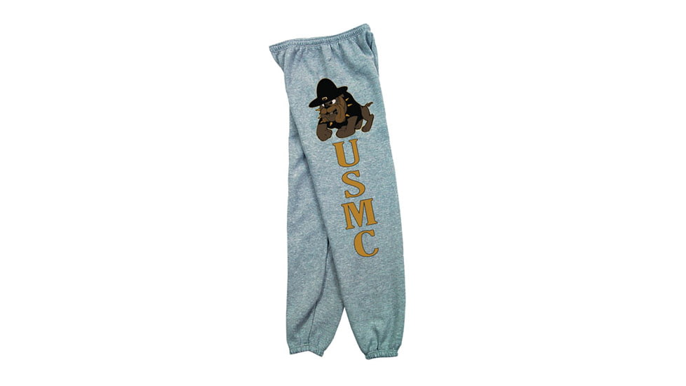 Fox Outdoor Sweatpants, Marines Bulldog - Grey, Large, 64-7661 L