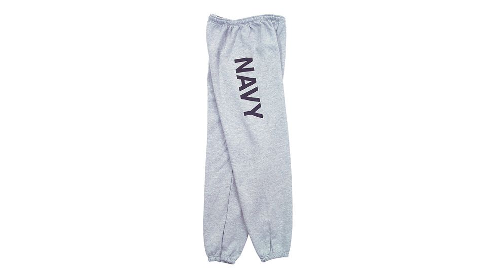 Fox Outdoor Sweatpants, Navy - Heather Grey, Medium, 64-77 M