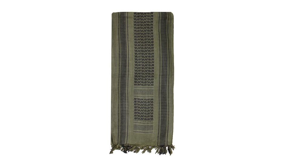 Fox Outdoor Tactical Shemagh, Black and Olive Drab 099598791063