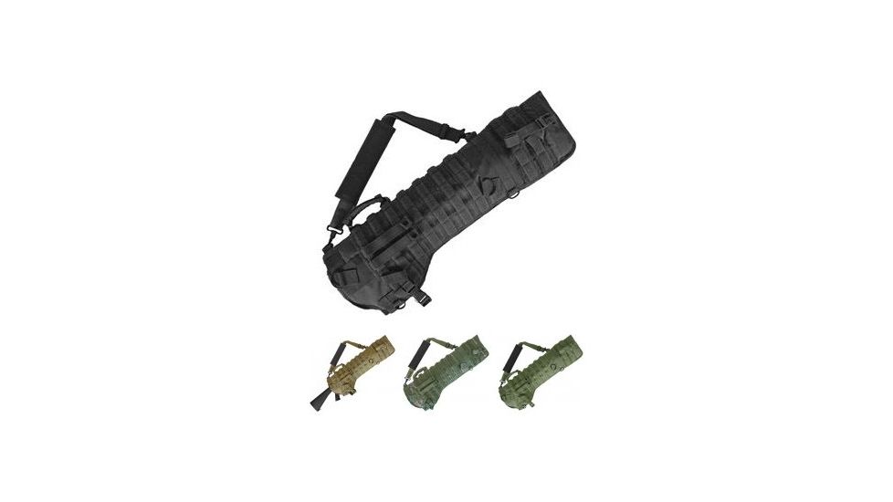 Fox Outdoor Tactical Assault Rifle Scabbard, Black, Coyote, Digital Woodland, Olive Drab