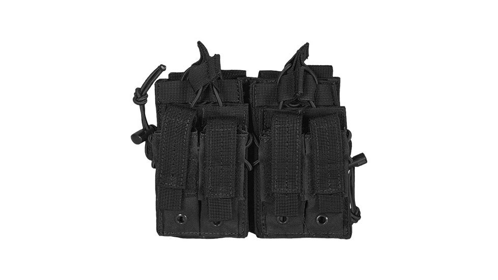 Fox Outdoor Tactical Quad Stack, Black, 57-431