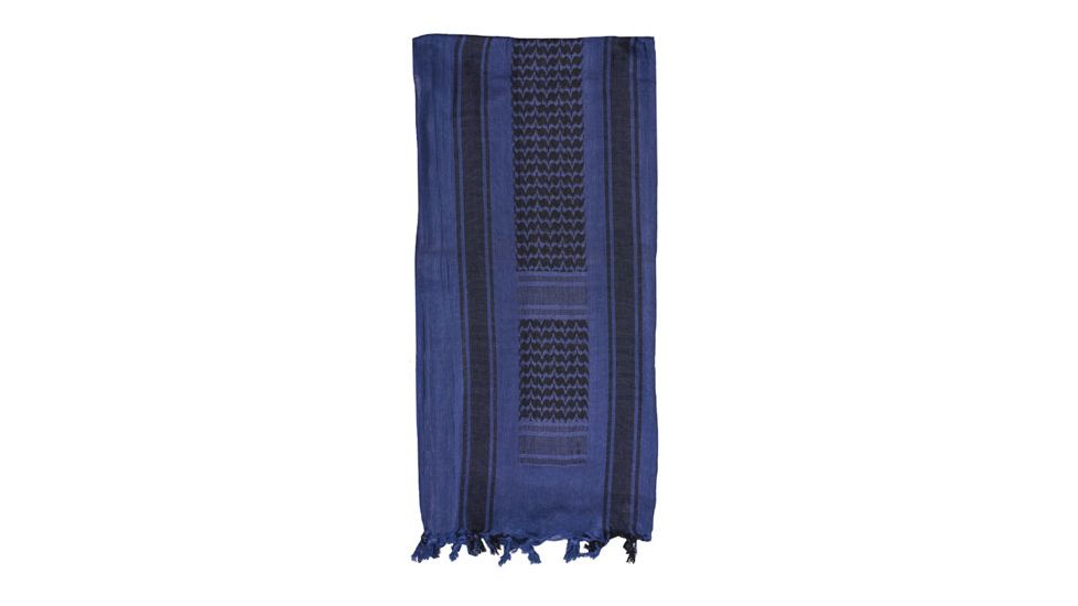 Fox Outdoor Tactical Shemagh, Dark Blue and Black, 79-150