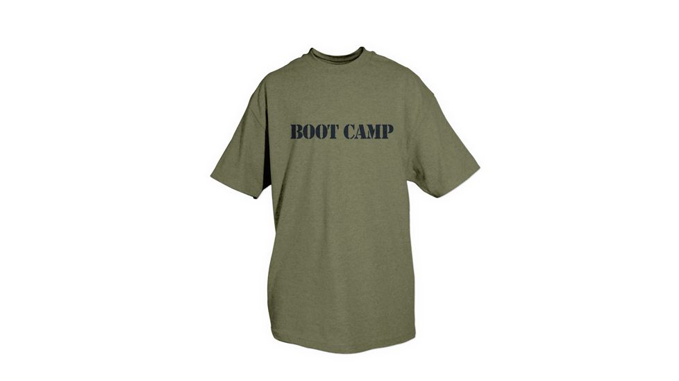 Fox Outdoor Themed One-Sided Imprinted T-Shirts, Boot Camp / Olive Drab, Large, 64-552 L