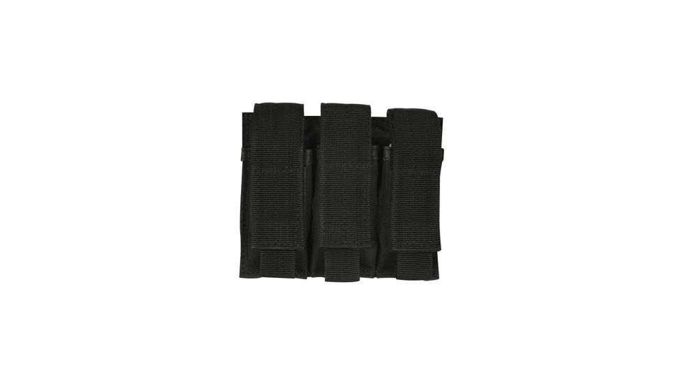 Fox Outdoor Triple Pistol Mag Pouch, Black 099598575311