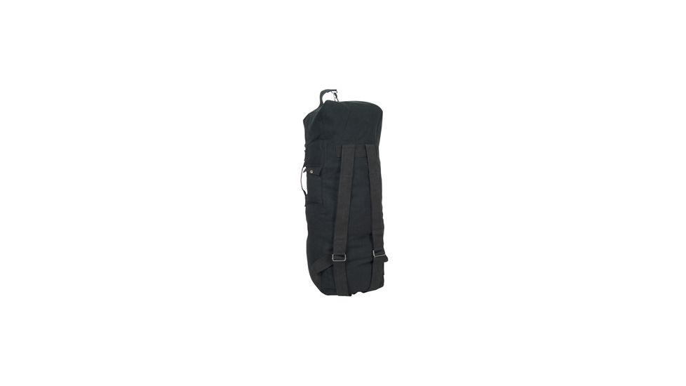 Fox Outdoor Two Strap Duffel Bag, Black 099598403607