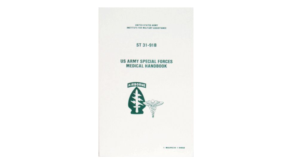 Fox Outdoor US Army Special Forces Medical Handbook, Manual, 59-50