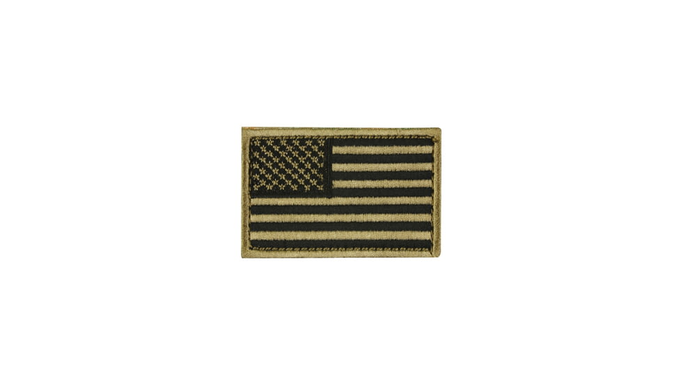 Fox Outdoor USA Flag Patch, Coyote - Left Face 099598848880