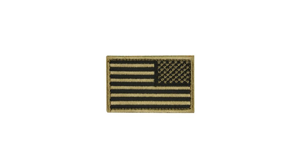 Fox Outdoor USA Flag Patch, Coyote - Right Face 099598848781