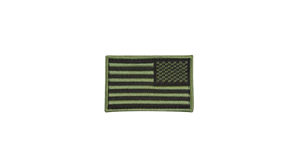 Fox Outdoor USA Flag Patch, Foliage Green - Right Face 099598848774