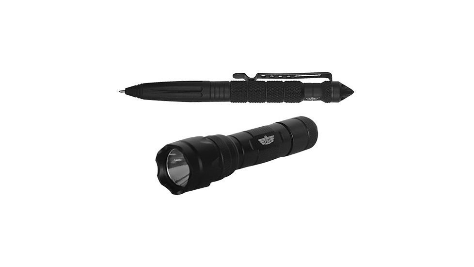 Fox Outdoor UZI Tactical Pen and Flashligh Set, ., 37-40