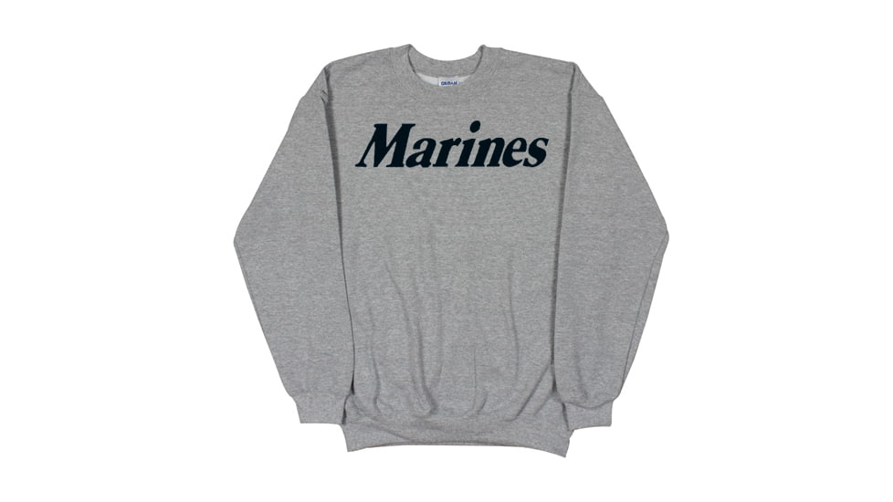 Fox Outdoor Youths Sweatshirt, Marines - Heather Grey, Large, 64-6535 L