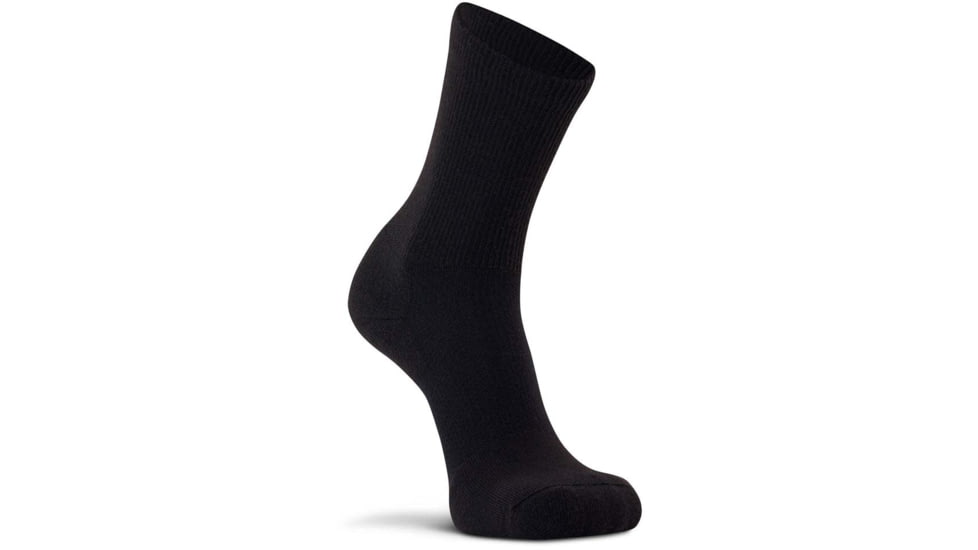 Fox River Her Diabetic Lightweight Crew Sock - Womens, 2 per Pack, Black, Medium, 139716