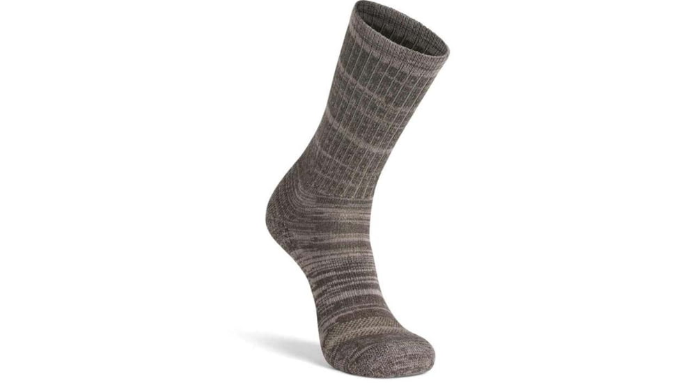 Fox River Jasper Medium Weight Crew Hiking Sock, Brown, Medium, 2486-6000 MD