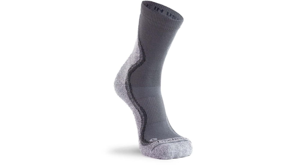 Fox River Maple Lightweight Crew Hiking Sock - Womens, Light Grey, Medium, 132019